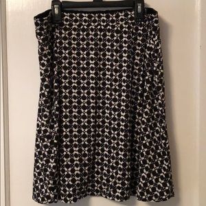 41Hawthorn Black & White Reversible Skirt